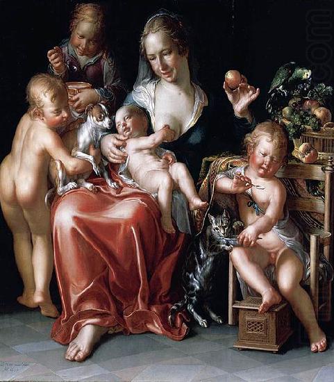 Charity, Joachim Wtewael